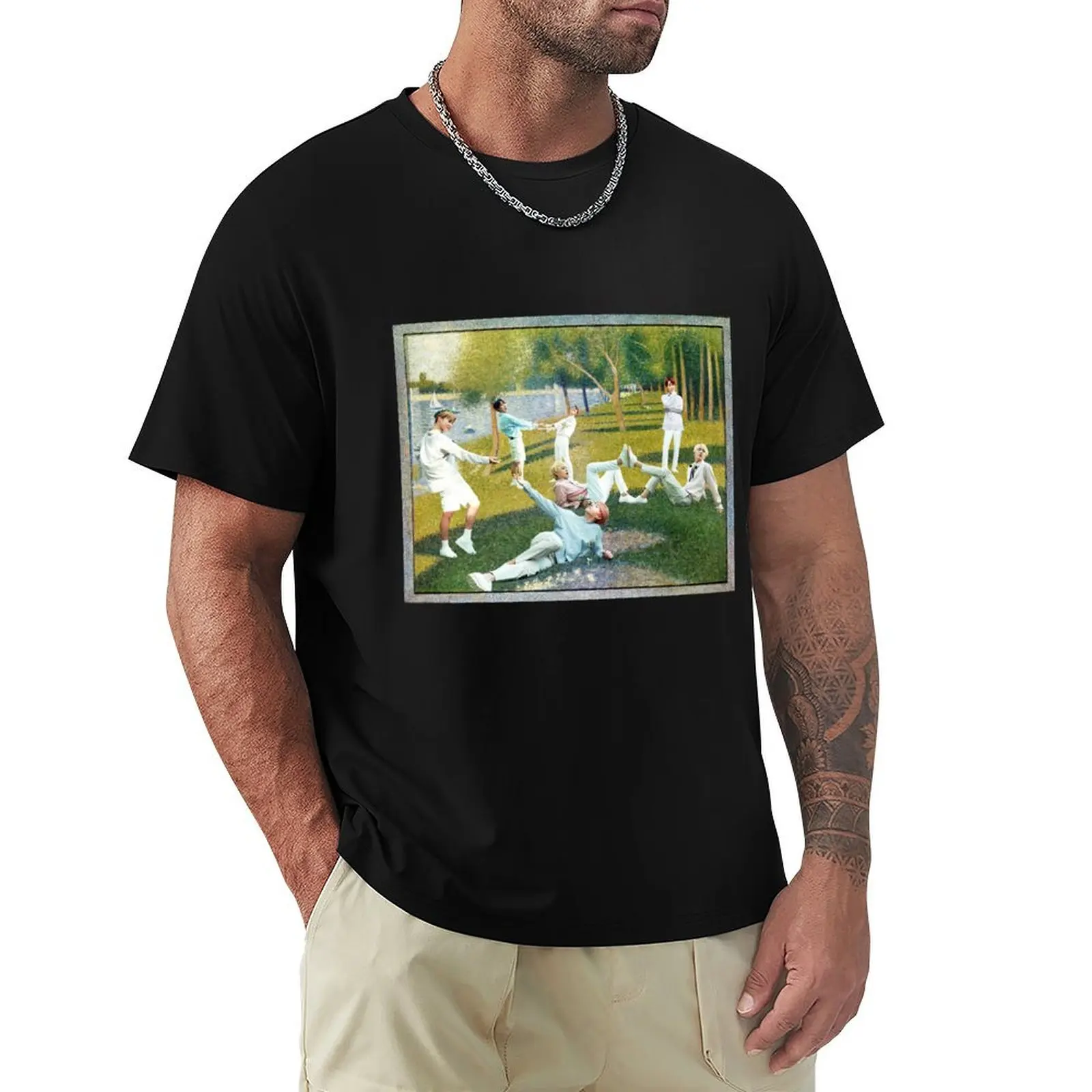 OT7 on La Grande Jatte T-Shirt essential t shirt T-Shirt