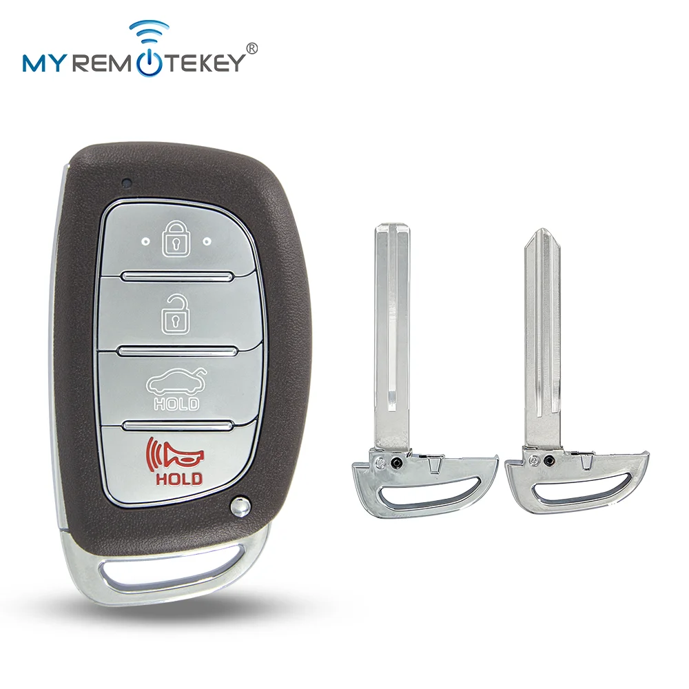 MYREMOTEKEY Smart Key Shell Case 4 Button for Hyundai Sonata Elantra IX25 IX35 SONATA Tucson 2015-2018 FCC CQOFD00120