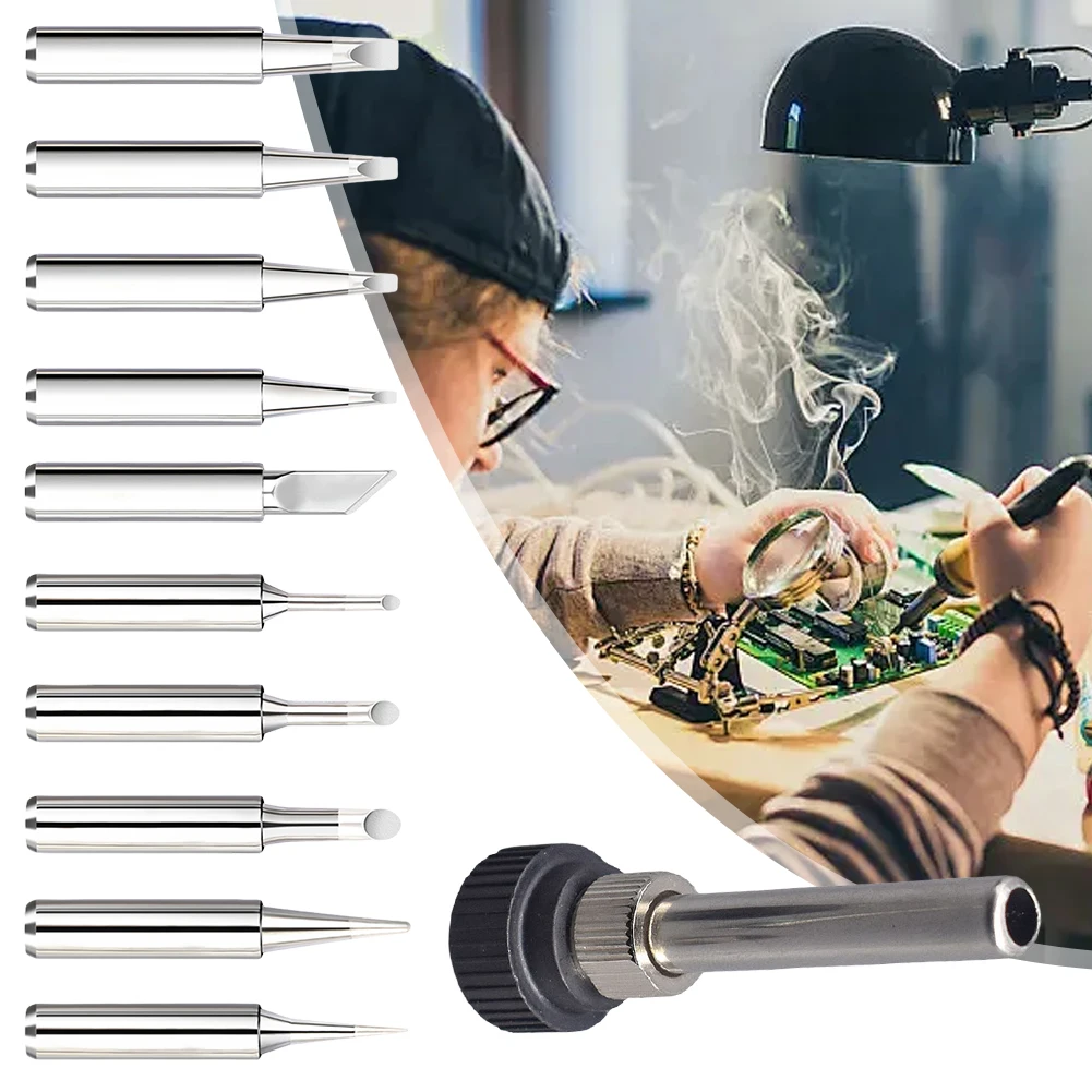 

Набор из 11 сменных паяльных наконечников с втулкой 900M, бессвинцовые, для паяльной станции