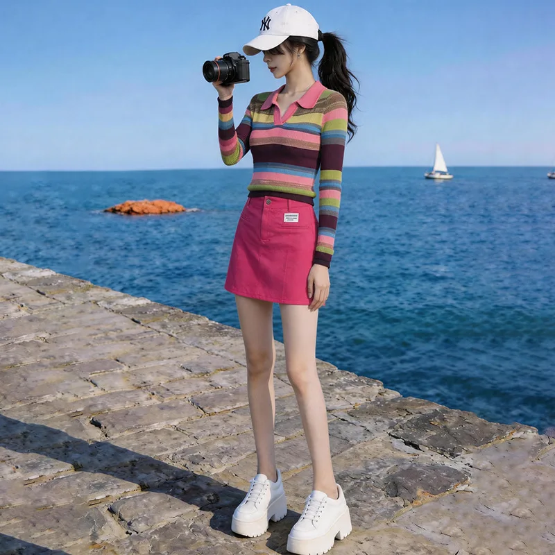 pull-en-maille-raye-a-manches-longues-ideal-comme-sous-vetement-avec-jupe-en-jean-pour-un-look-tendance-et-style-parfait-pour-un-style-urbain-et-affirme