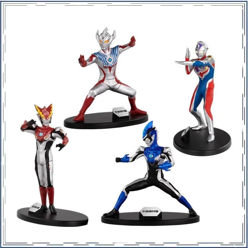 

BANDAI Ultraman Ultraman Decker Ultraman Rosso слепая коробка мини-фигурка коллекция орнамент модель игрушки