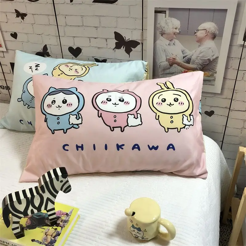 أكياس الوسائد Kawaii Sanrio Chiikawa اللطيفة الكرتونية مناسبة لضروريات يومية لطيفة على السرير لهدايا الأطفال