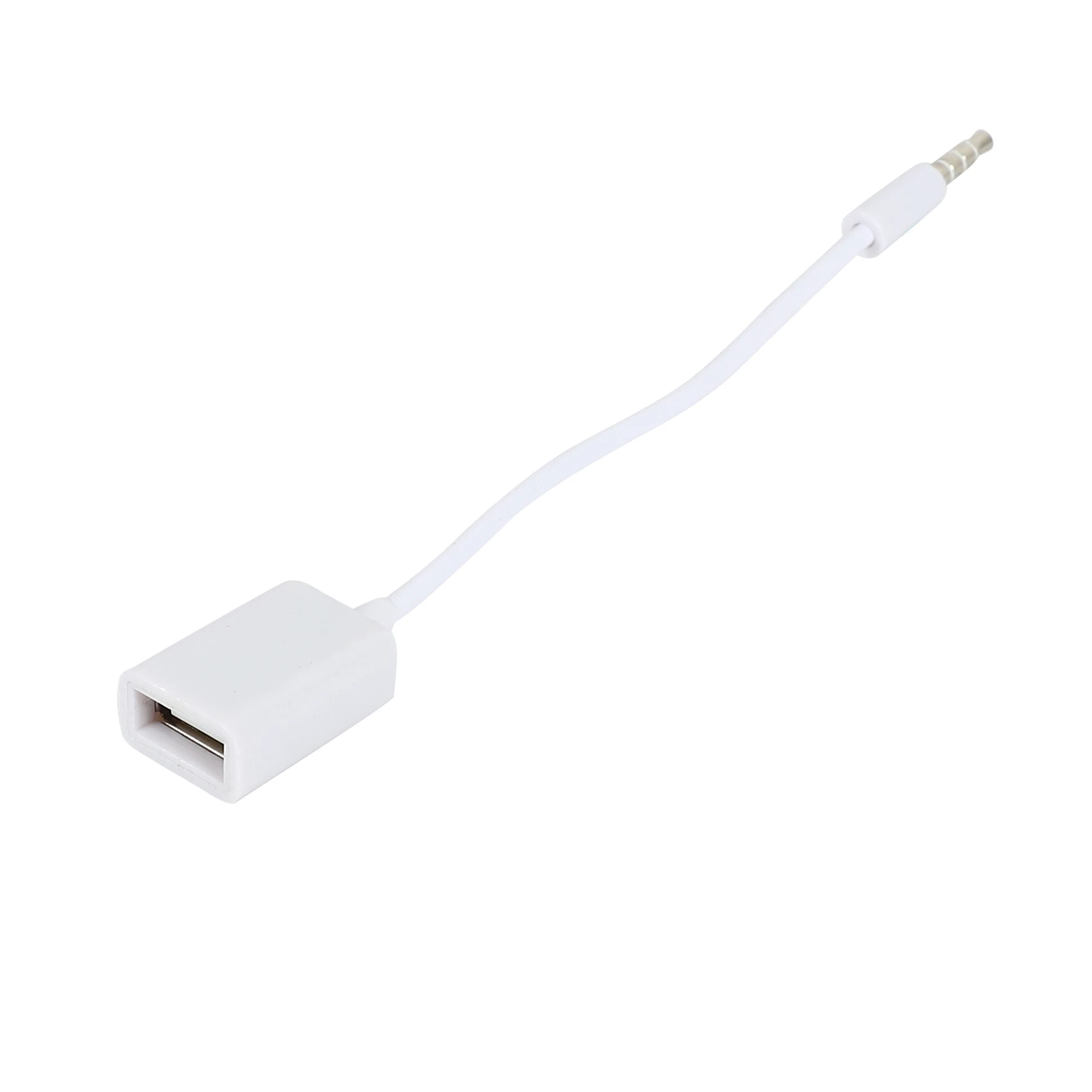 3.5mm Male AUX Audio Plug Jack To USB 2.0 Female Converter Cable Cord Car MP3 image 5