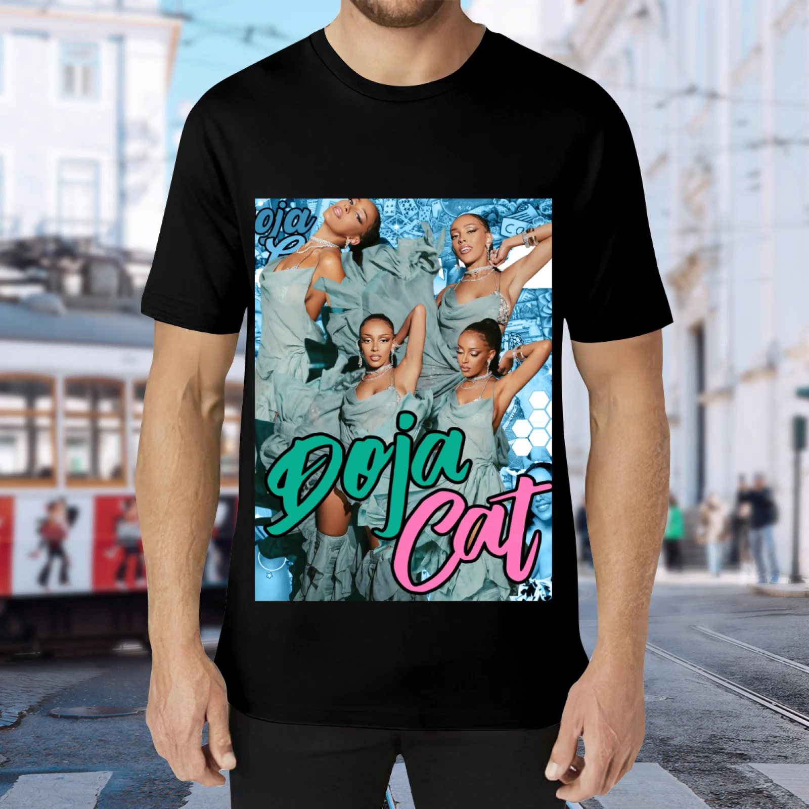 DMX Doja Cat Vintage Bootleg Graphic T-Shirt Unisex Hip Hop Streetwear Oversized Cotton Short Sleeve Tee