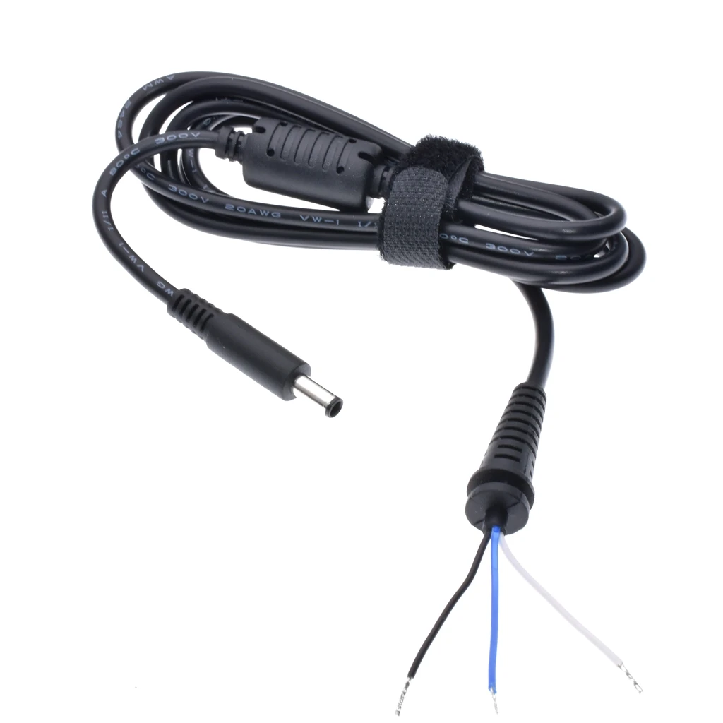4.5x3.0mm DC Power Male Tip Plug Connector with Cord / Cable for Dell Laptop 4.5*3.0mm Power Adapter Charger