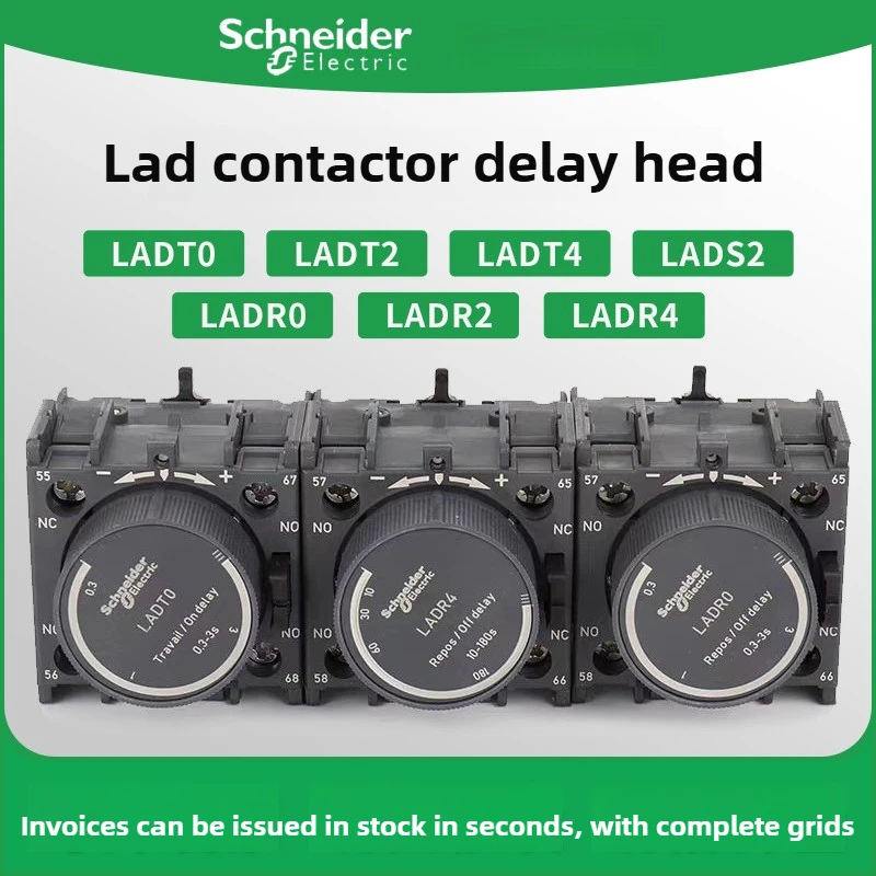 

Schneider Contactor Time - Delay Contact LADT2 Air Module Auxiliary Power - On and Power - Off for Precise Electrical Control