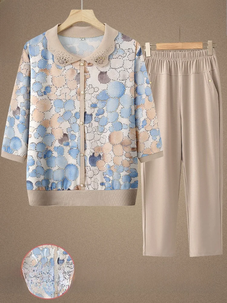 ele-two-piece-set-breathable-faionable-t-irt-base-layer-top-for-mom-andma-middle-aged-and-ly-women-spring-autumn