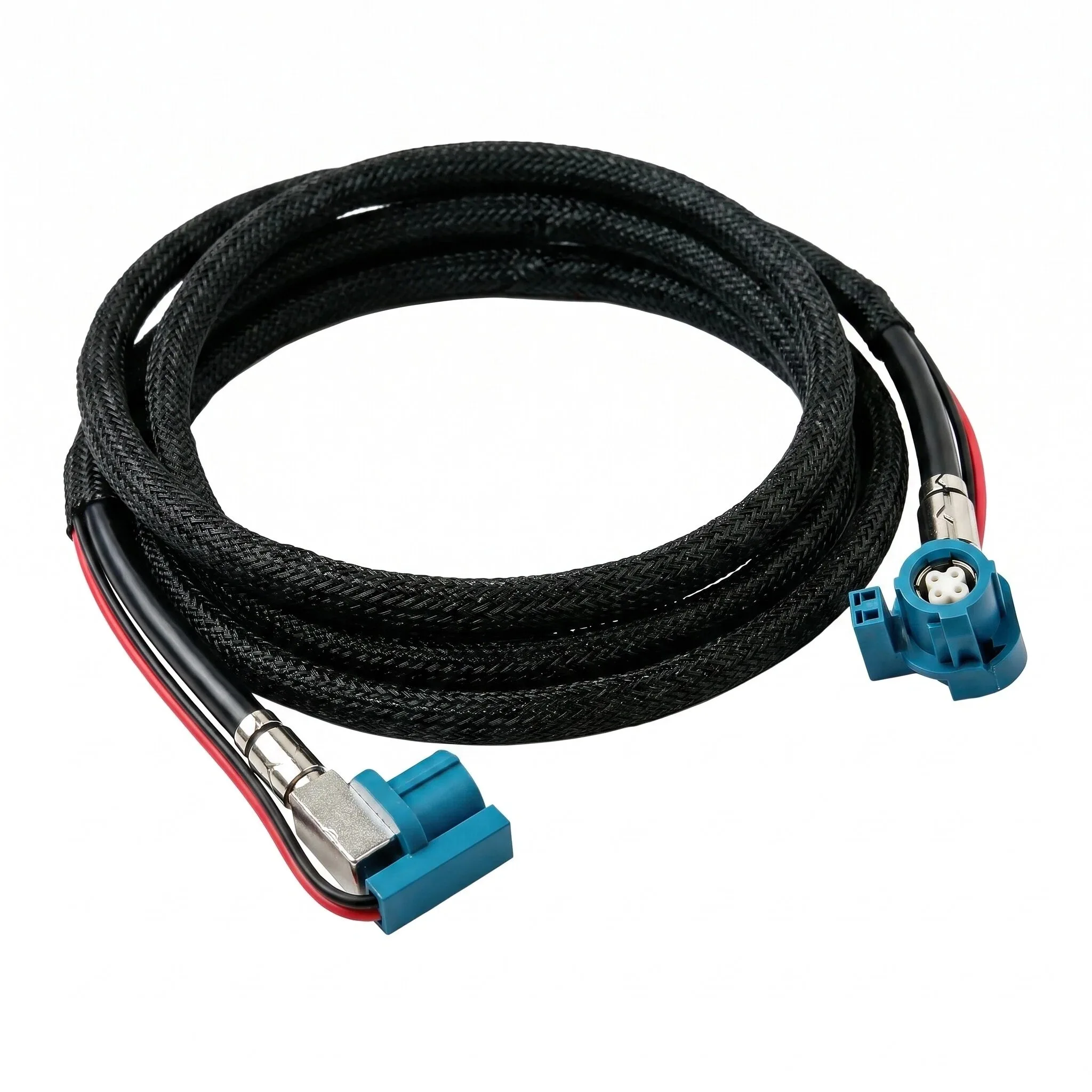 1M 4+2 Pin HSD Cable Z Type 6 Pin 90 Degree Right Angle to Female Jack High Speed Data Transmission LVDS Harness Wire