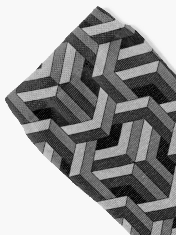 المعادلات الرياضية المفقودة - جوارب M. C. Escher Pattern أحذية كروسفيت للمشي لمسافات طويلة بالجملة جوارب رجالية نسائية #2