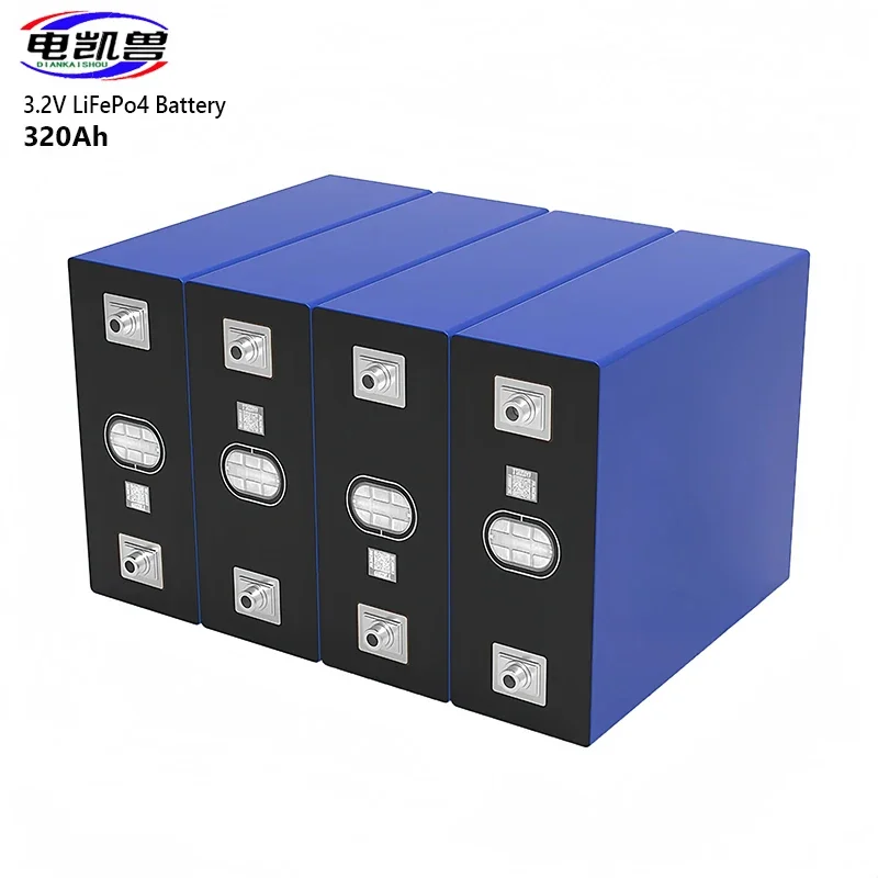 1-16PCS Grade A 3.2V 320Ah Lifepo4 Rechargeable Battery  Phosphate Cell 12v 24v Travel Solar Campers batteries tax free