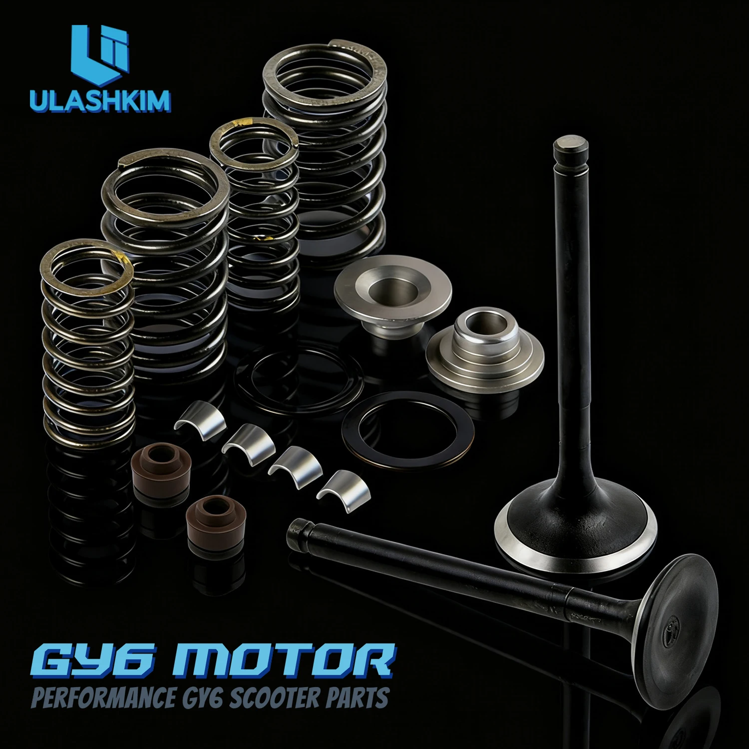 Scooter accessories GY6 125 150 valve four stroke 50/80 valve assembly high-quality valve oil seal spring