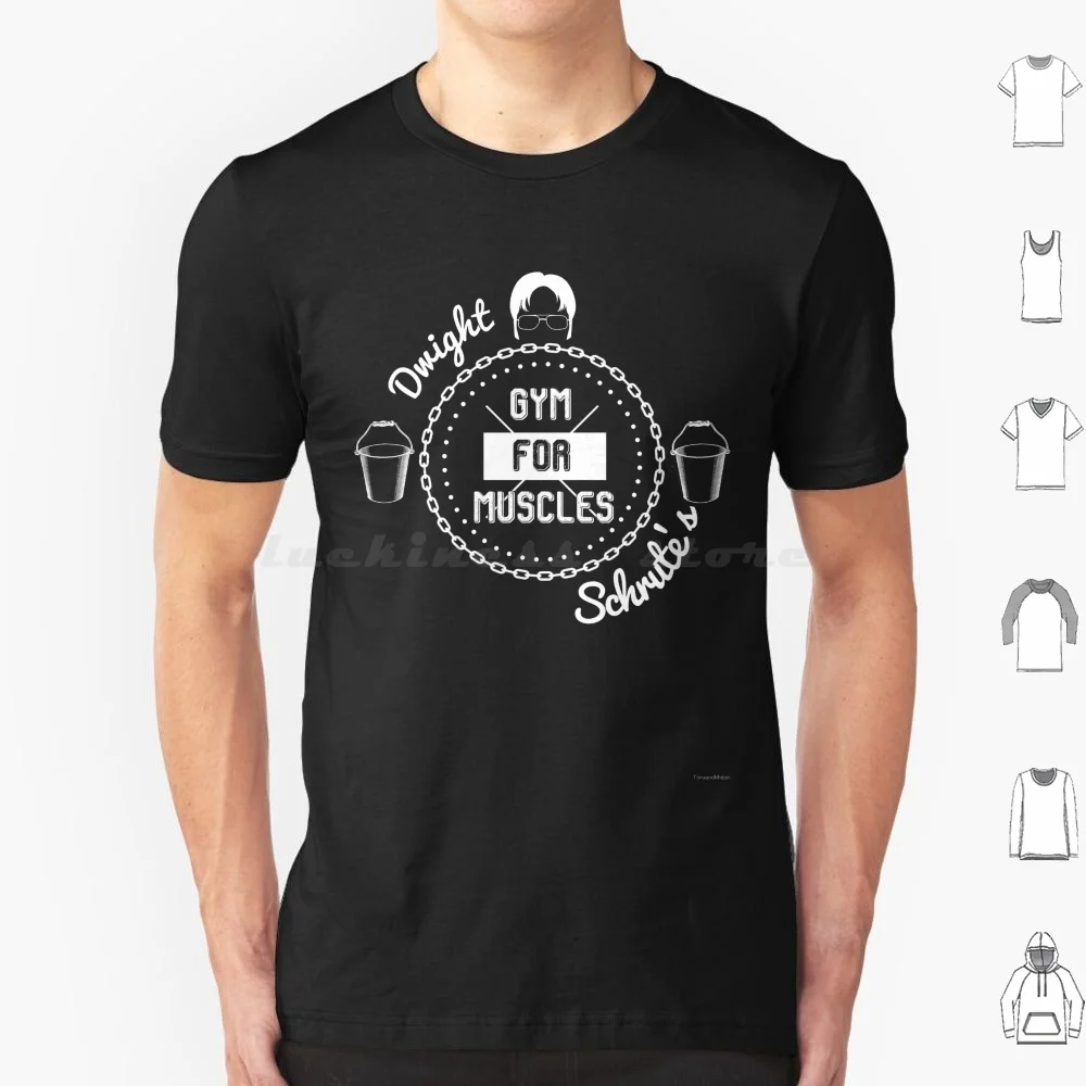Gym For Muscles ( White Print ) T Shirt Men Women Kids 6xl The Office Office Dwight Schrute Schrute Schrute Farms Gym Gym For