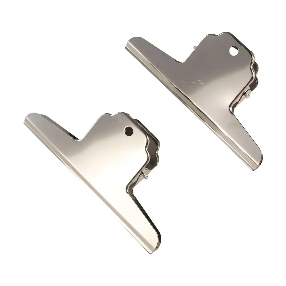 2Pcs 160mm Binder Spring Clips Thickened Stainless Steel Securing Clip Multifunctional Office Supplies Index Clamp