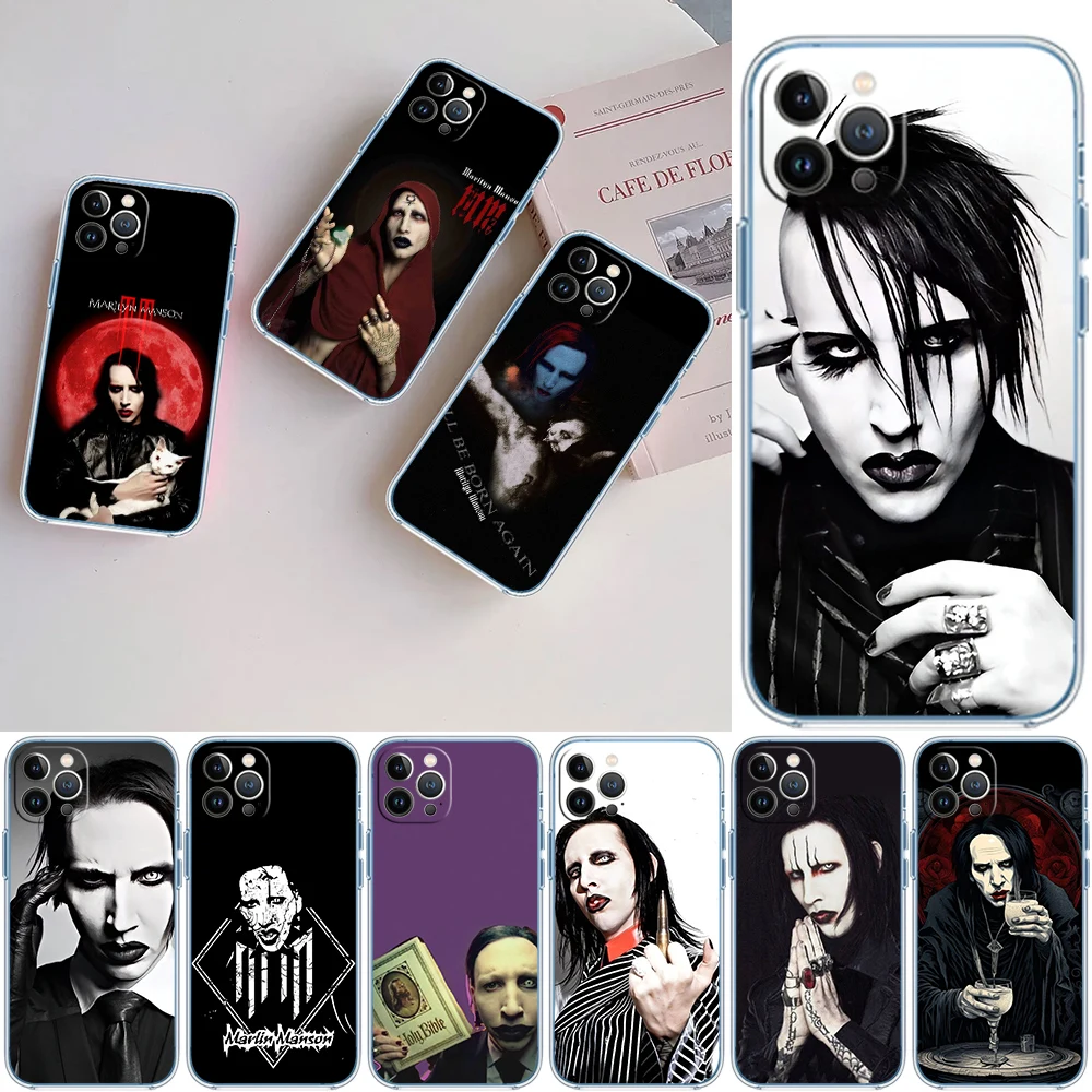 MI24 M-Mansons Soft Shell Transparent Phone Case for Samsung Galaxy A04 A04S A14 A23 A34 A54 M23 M33 M52 M53