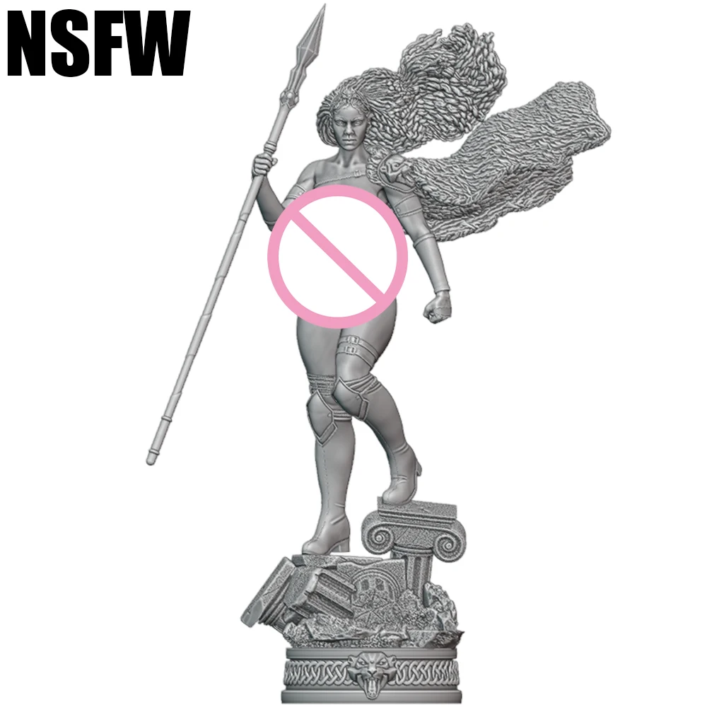 

1/24 3d Printing Model Kit Sexy Female Warrior NSFW Doll Anime Figure Model Kit DIY Miniature Reduction Statue Unpainted Toys