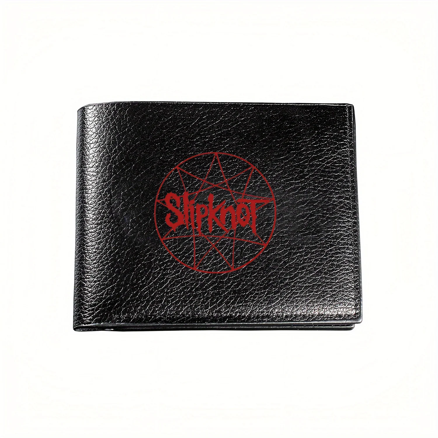Slipknot Pentagrama Logo Cartera para hombre Negocios Casual Elegante Simple Práctico Calidad Cartera Elegante Impresión Gráfico Creativo Ch