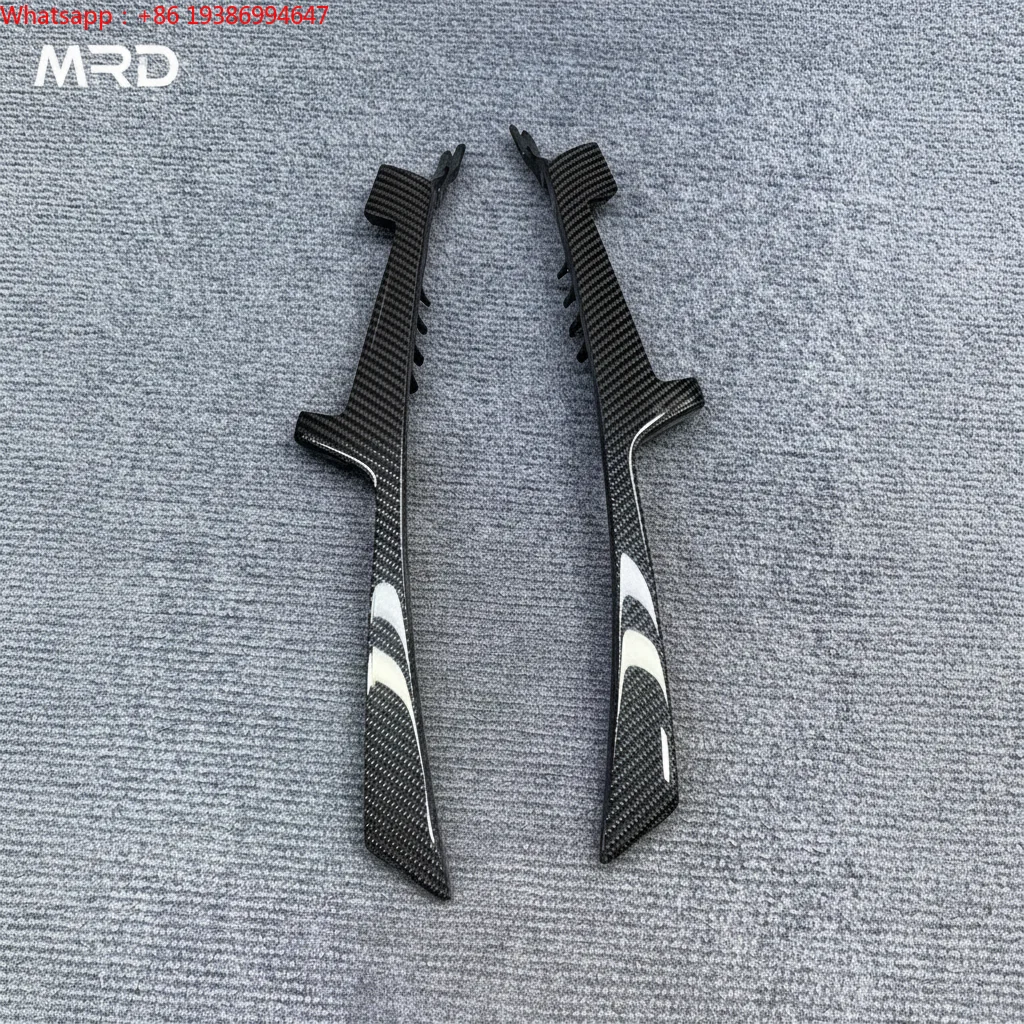 For MRD Replaced Center Console Panel Strip Fit for INFINITI Q50 Q2014+ Q60 Real Carbon Fiber Honeycomb