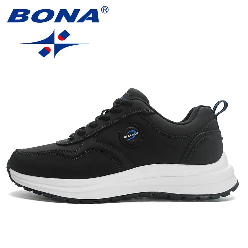 BONA 2023 New Designers Trendy Vulcanize Shoes Wedges Platform Sneaker Women  Walking Footwear Ladies  Outdoor Light Weight Casu