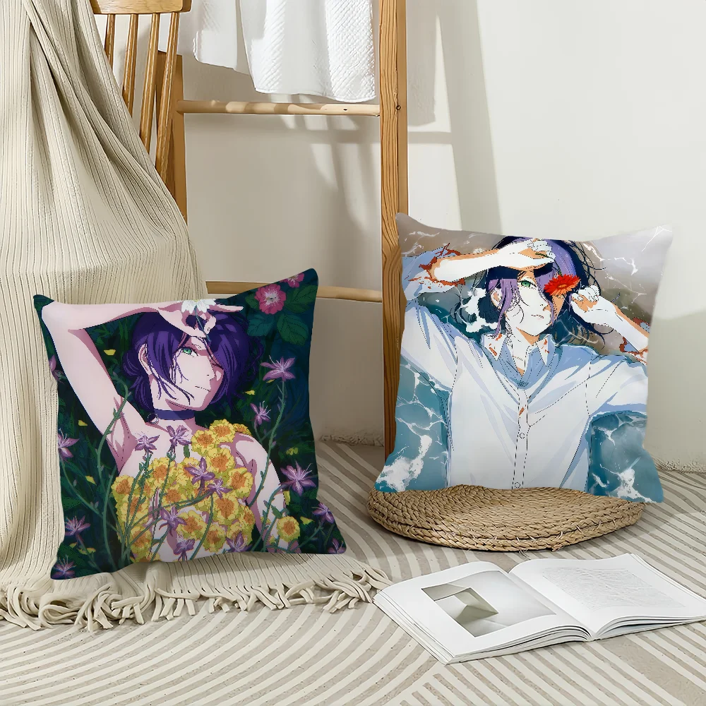 

Аниме бензопила человек reze наволочка офисные подушки подходят для дивана, автомобиля, спальни, декоративная наволочка