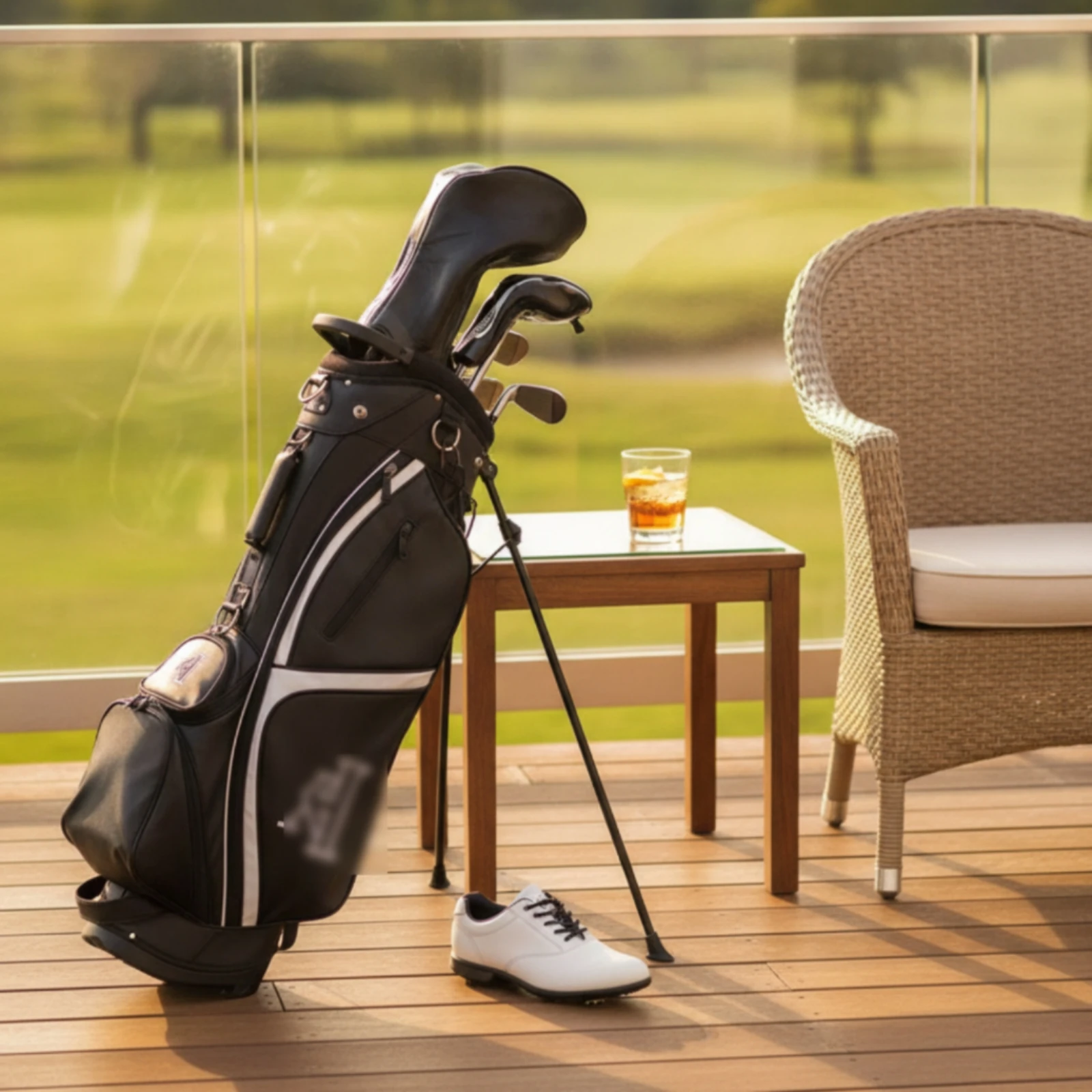 2 Pieces Golf Bag Stand Replacement Feet Rubber Golf Stand Bag Feet Pad Molded Anti-Slip for Golfers