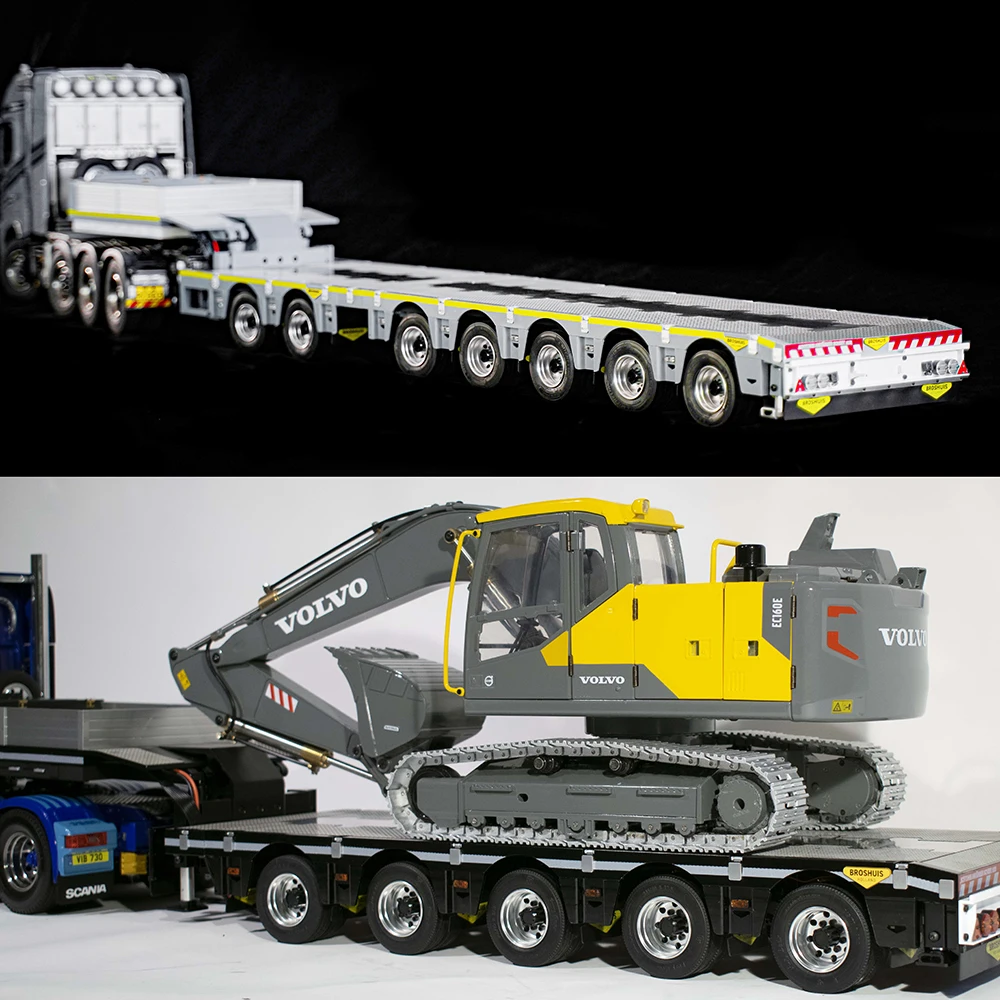 Nooxion Trailer Plate 2+5 Axle Version Series Heavy Engineering Trailer Plate with Suspension Steering System