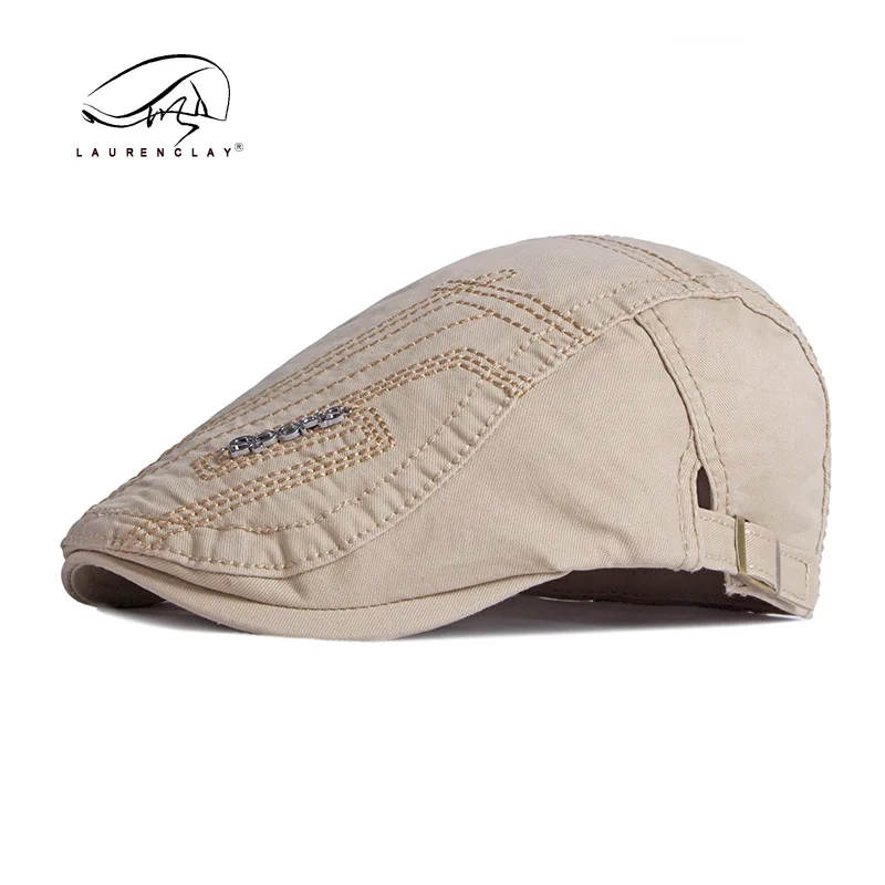 

Spring And Summer New Cotton Beret Men's British Retro Artistic Forward Hat Women's Peaked Cap Korean Youth Fashion