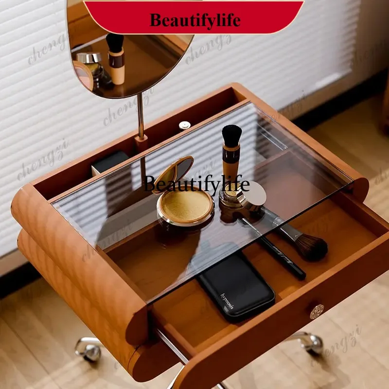G153 Italian Simple Dressing Table Storage European Modern Cheap Dressing Table Drawers Black Coiffeuse De Chambre Organizer Mak