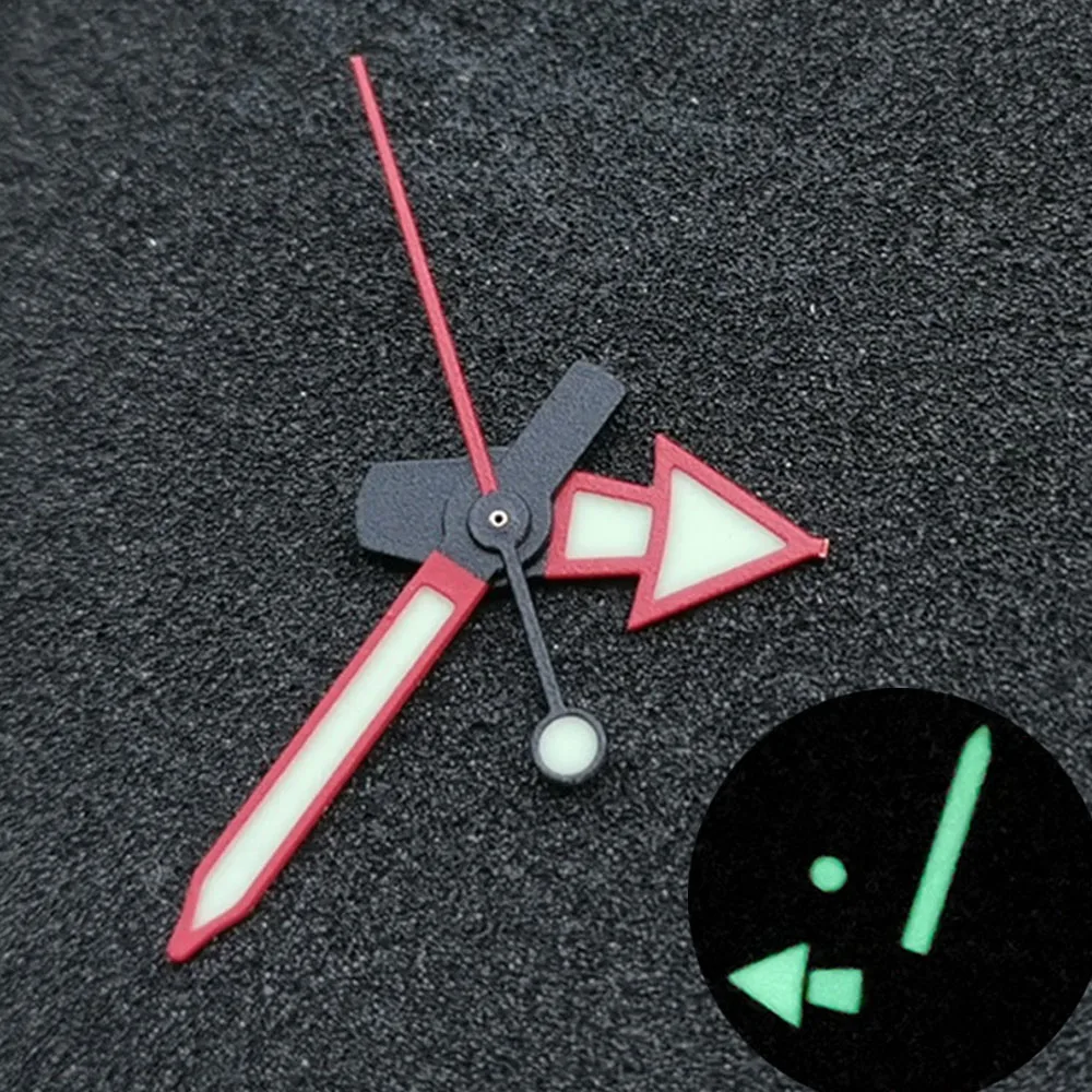 

Watch Hands C3 Green Luminous Hands NH35 for SKX007/NH35A/NH36A Movement, Watch Pointer, 3Pins Needles Repair Parts Accessories