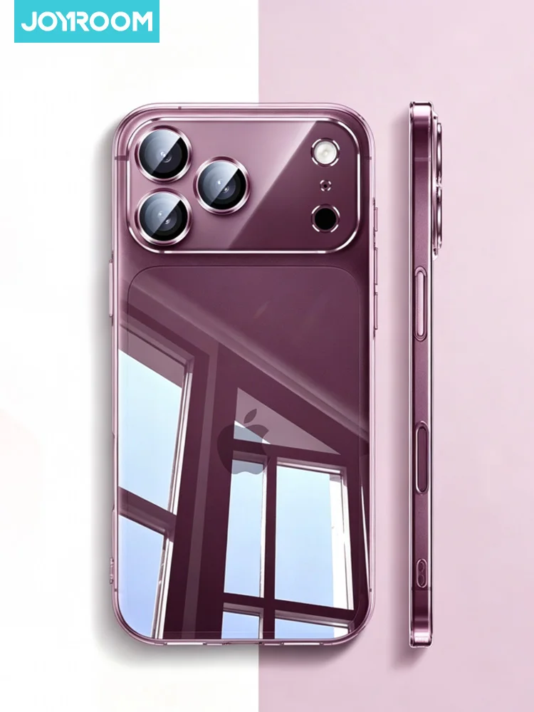 Etui Joyroom do iPhone 18 17 16 Pro Max z ochroną obiektywu, etui odporne na żółknięcie do iPhone 18 17 Pro Max, przezroczysta, wstrząsoodporna osłona. — zdjęcie produktu 7