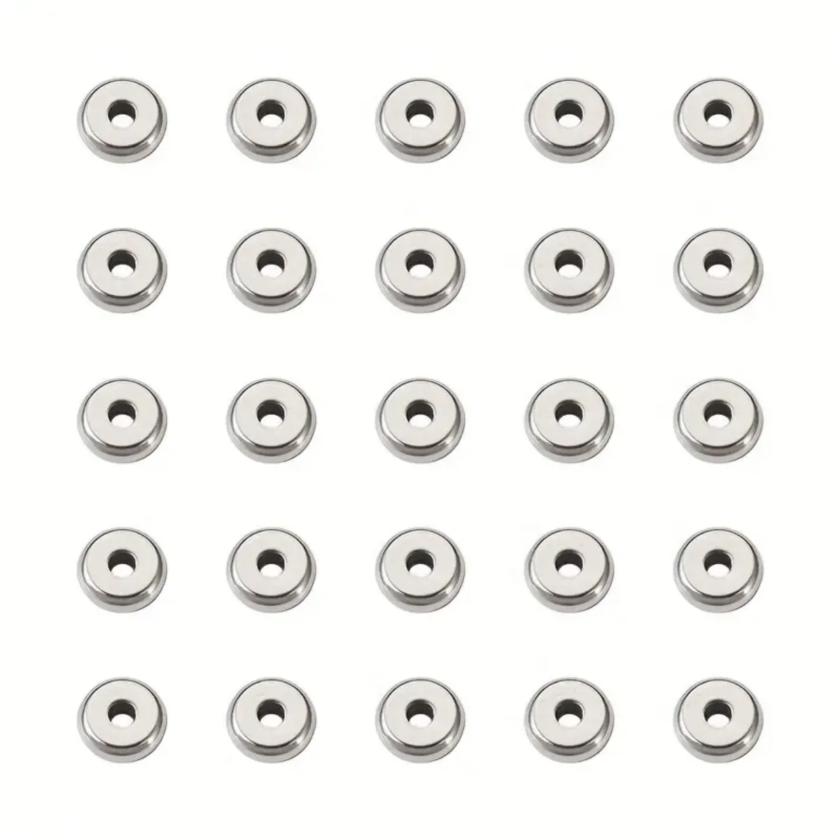 4/5/6mm Stainless Steel Coin Spacer Loose Beads For Jewelry Making Bracelet Necklace DIY Materials Accessories Flat Round Shaped