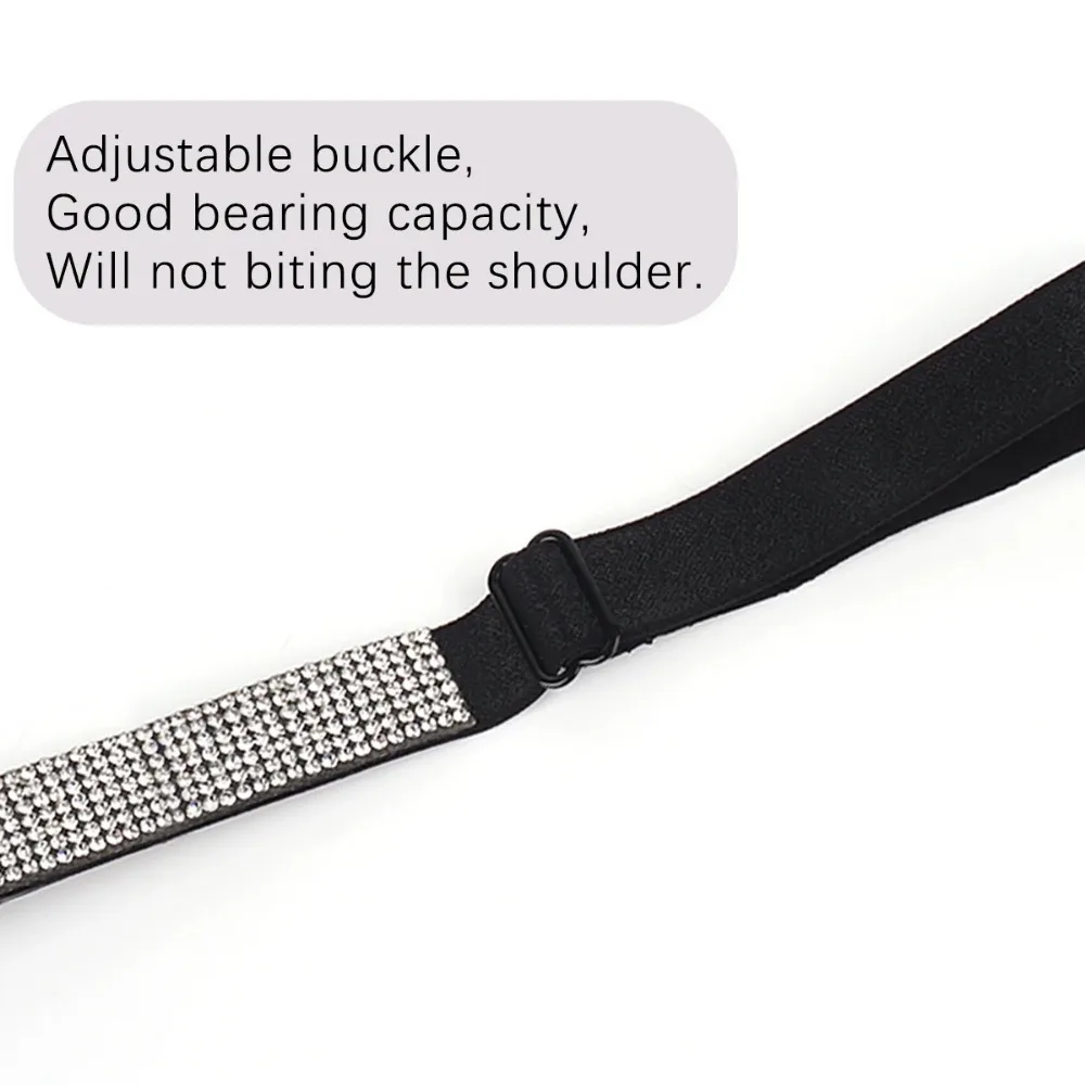 New Sexy Rhinestone Shoulder Strap Detachable Multi-color Bra Shoulder Strap Bra Decorative Strap Bra Accessories