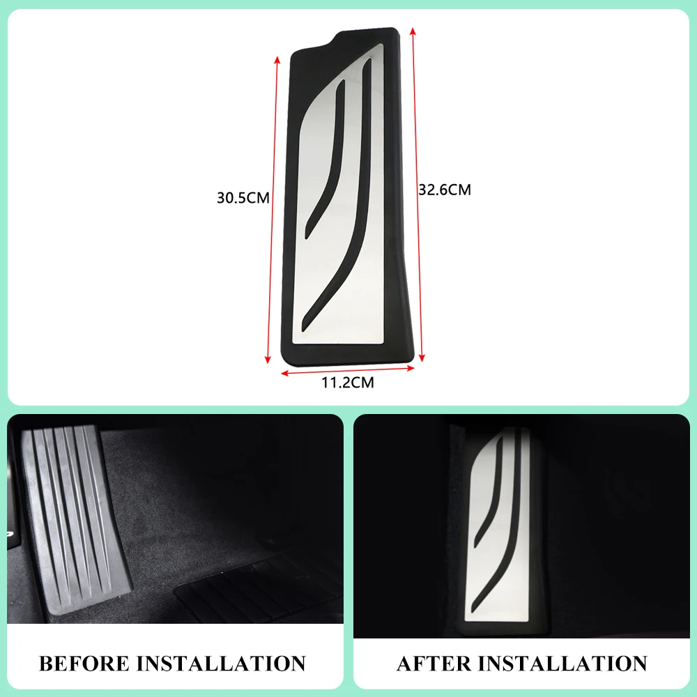 

Car Foot Rest Pedal for BMW 3 Series G20 G21 2020 - 2023 LHD Car Dead Pedal Pads Cover Stainless Steel+plastic Accessories