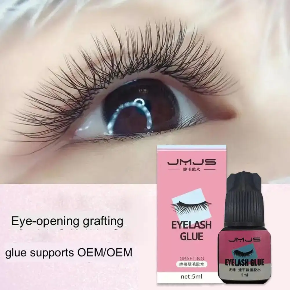 5ml Grafted Eyelashes Extension Glue Waterproof Long Drying Lasting Black Glue Firm Tools Makeup Eyelash Quickily No-irrita R7B9