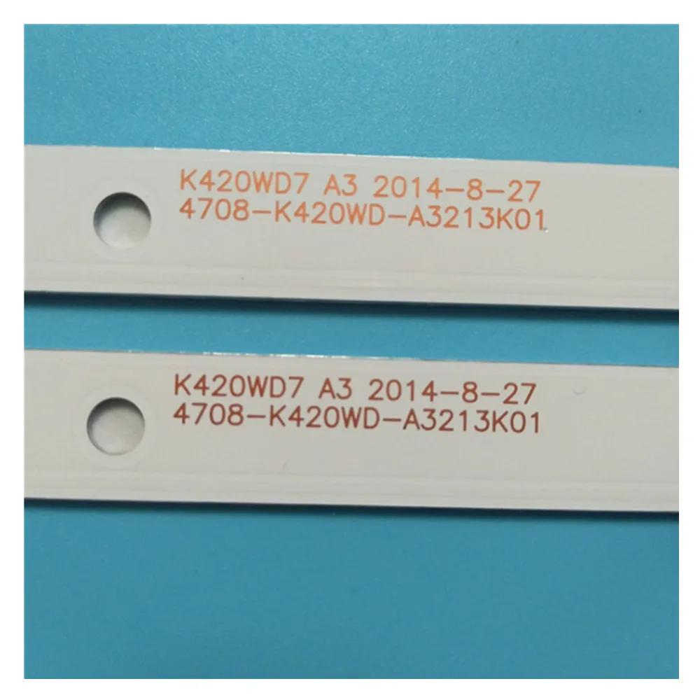 Tira Retroiluminação LED lâmpada Para 43PFT4001 5 43PFT6100 43PHT4001 4708-K420WD-A3213K01 K420WD7 TH-43D580C K430WD7 -A1213K04