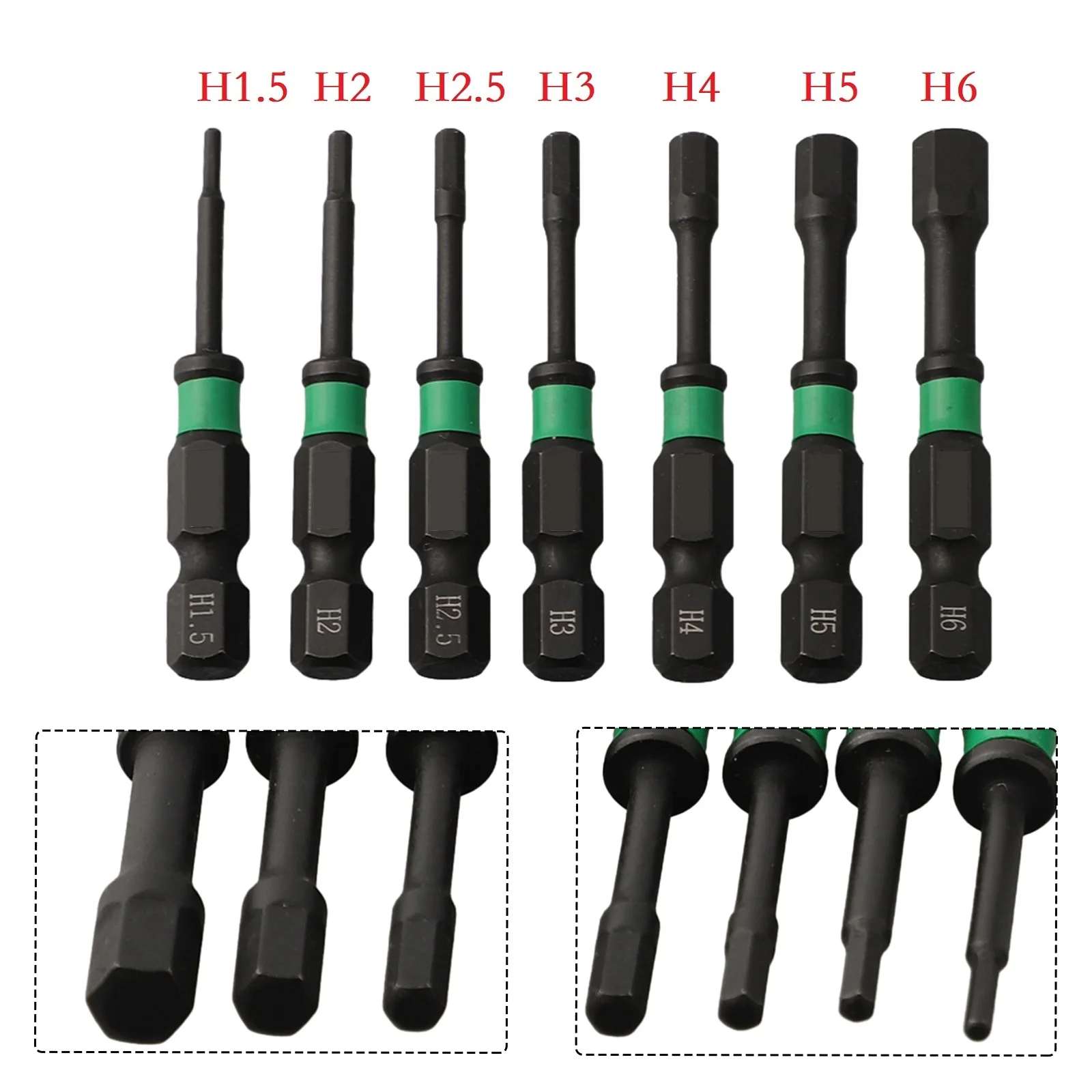 1/4inch Hex Bit Hexagon Screwdriver Bit DIY Projects Easy Bit Changes Efficient Bit Changes Extended Reach Optimal Length