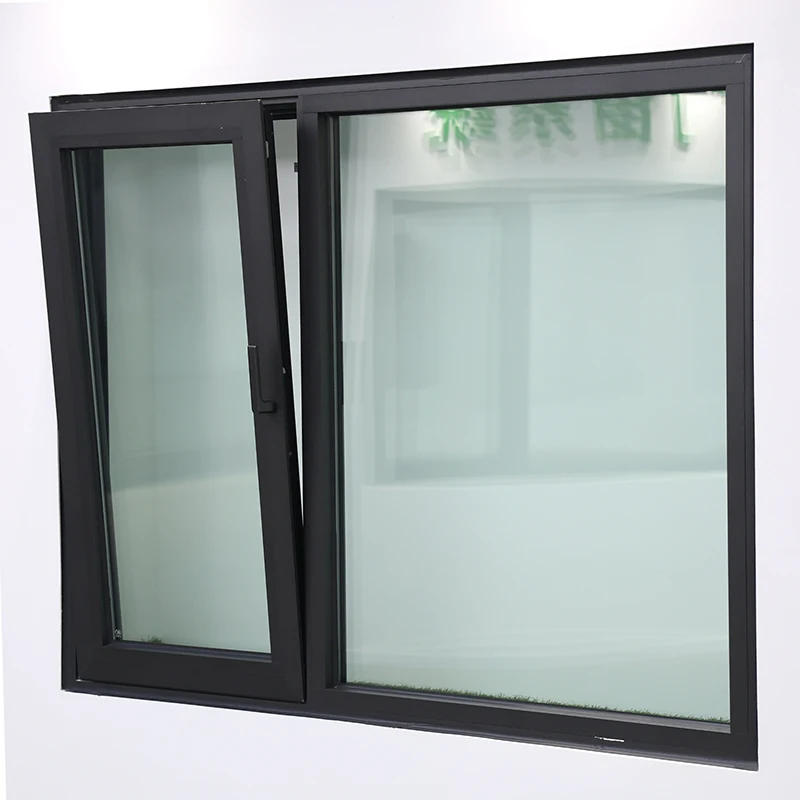 Soundproof Double Glass Aluminium Casement Windows Design High Impact Aluminum Casement Window Frame