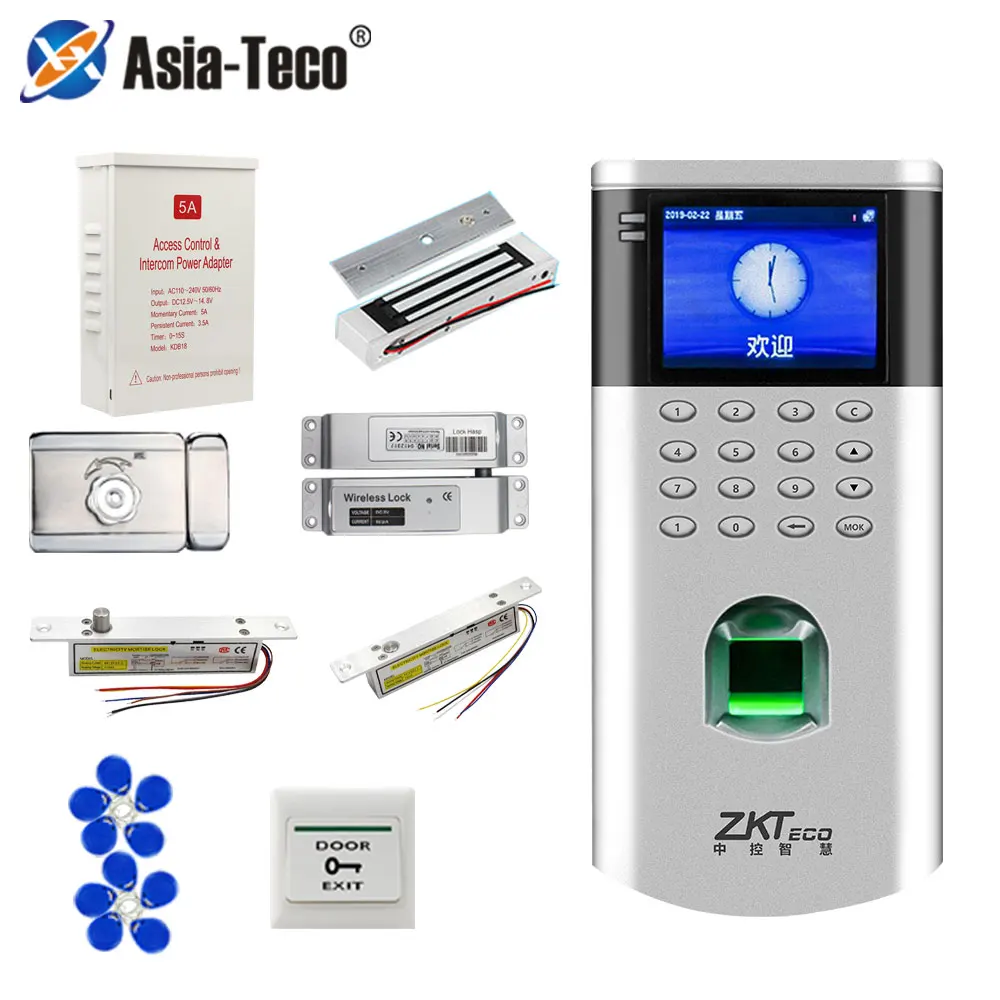 Fingerprint Recognition Time Attendance Machine Office Door Control Kits Empolyee Electronic Attendance Management Lock System