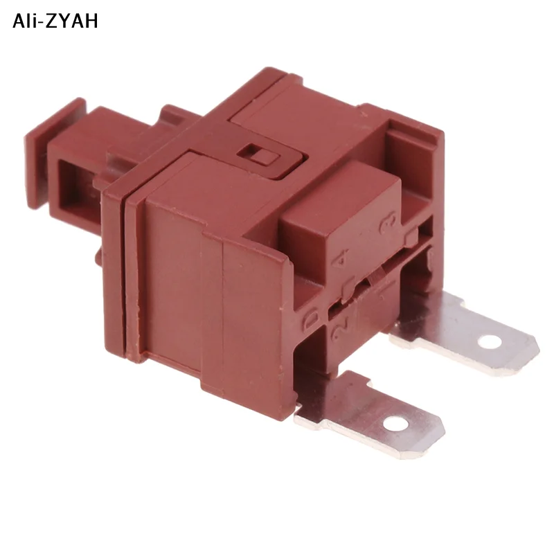 1Pc KAN-L5 2Pin Self-locking Key Switch Water Heater Vacuum Cleaner Switch 7.5A 250V AC Button Power Switch Lock Button Key