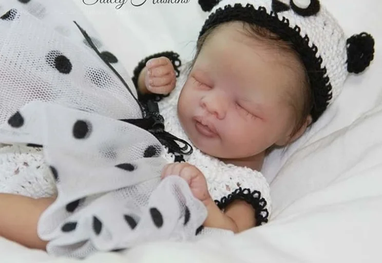 

8inch Mia Reborn Mini Baby Doll Kit Unfinished Unpainted Blank Doll Parts Give your Child Birthday Christmas Gift Collectibles