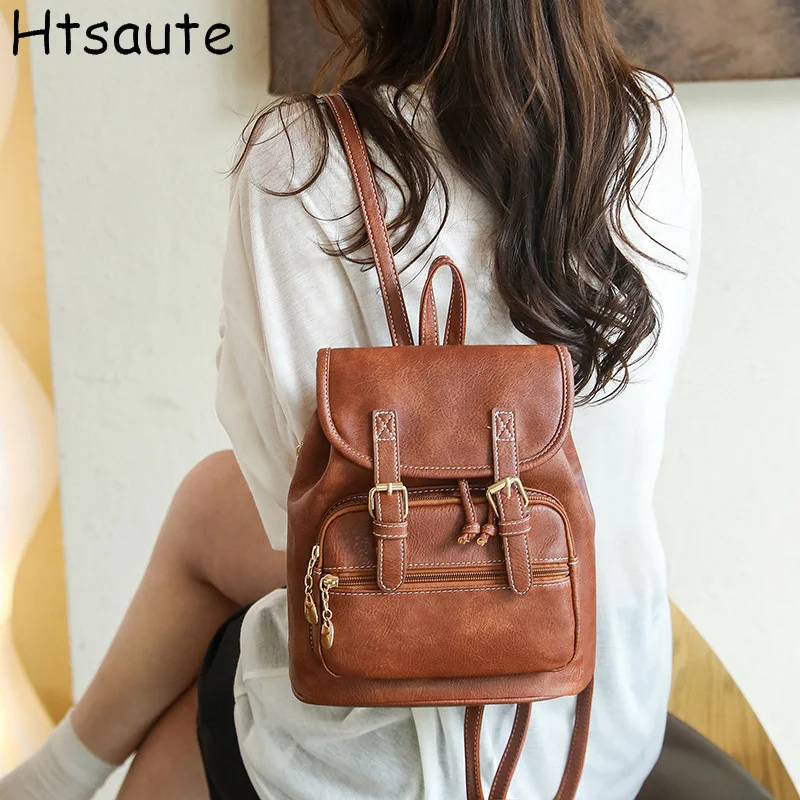 

Women PU Leather Backpacks Shoulder Bag Designer Bagpack Female Girls Fashion Daypacks Teenager School Bags Mochilas Feminina