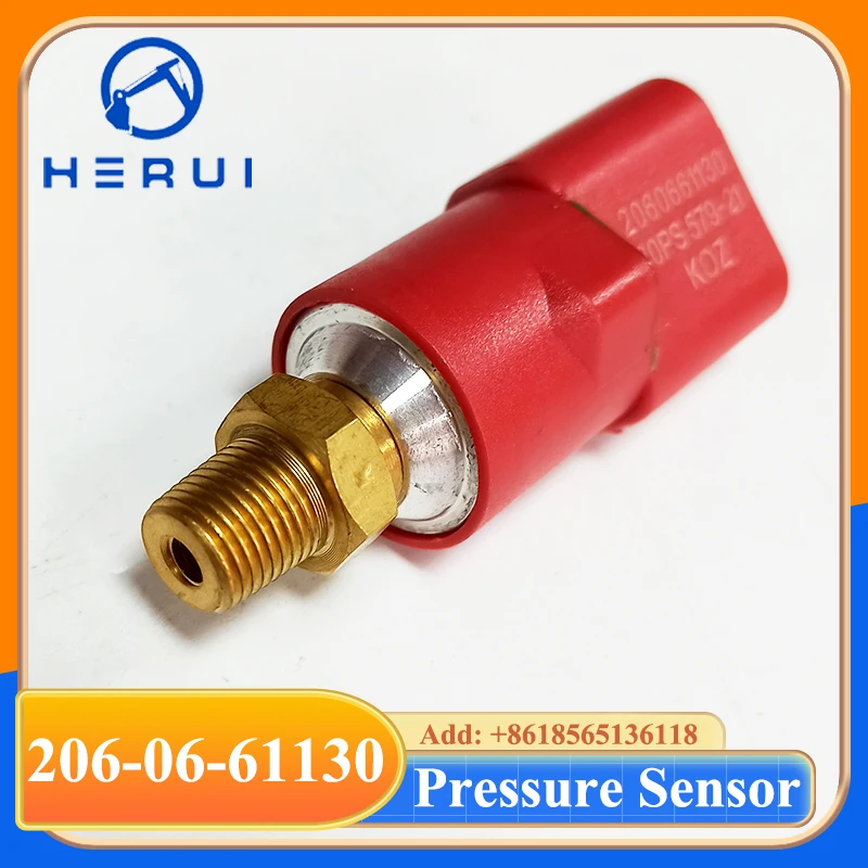 206-06-61130 20PS579-21 2060661130 Excavator Pressure Switch 206061130 Pressure Sensor PC130-8 PC200-6 PC200-7 PC300-8 PC350-8