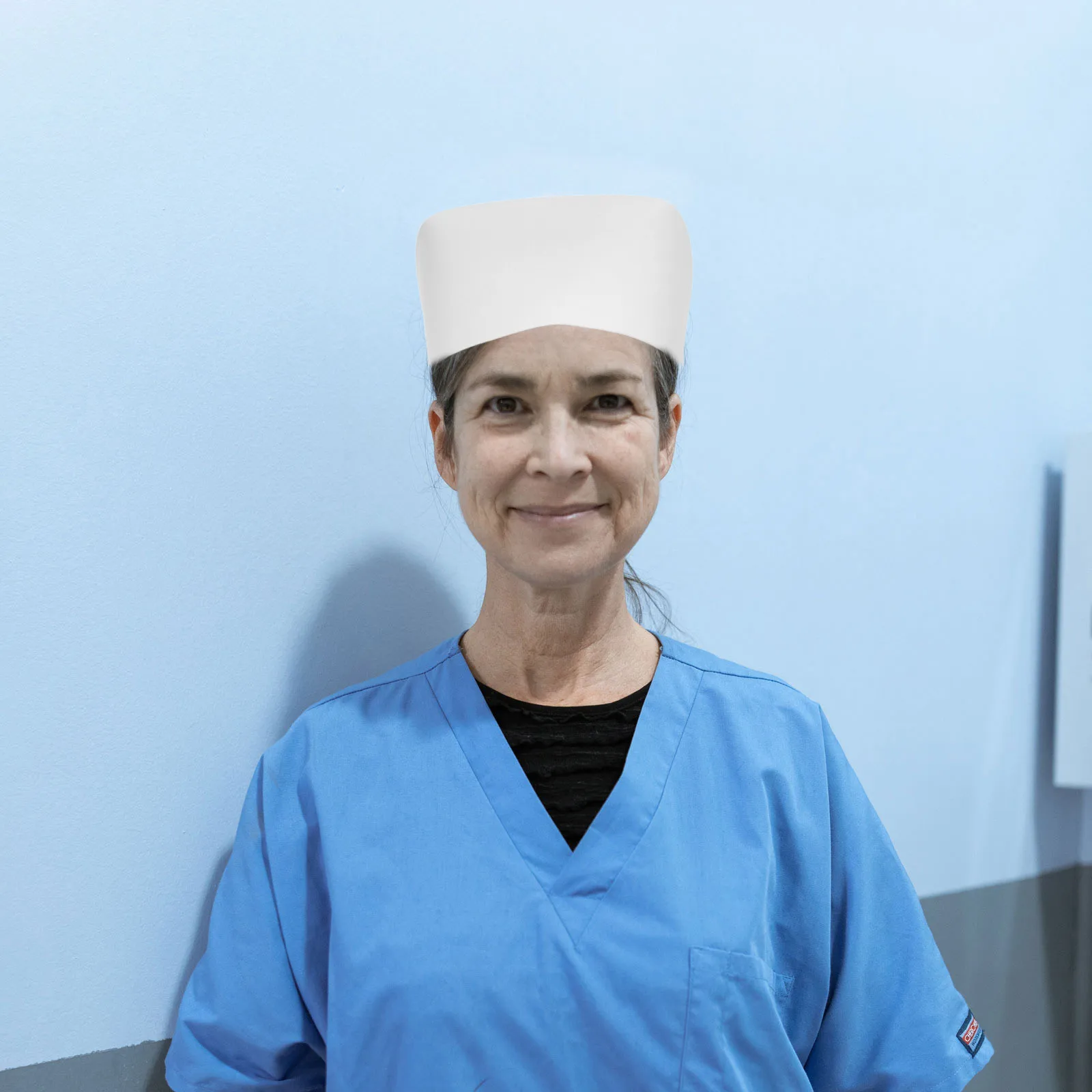 Berretto da allattamento sottile per donna Cappello da infermiera medica traspirante, accessorio per copricapo chirurgico in tessuto morbido anti-prurito e confortevole