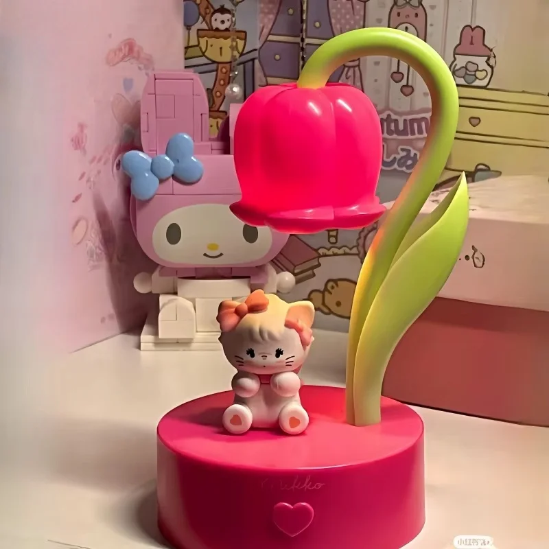 Mikko Hyazinthe Glow Nachtlicht Raumdekoration Kawaii Mikko Animationsmodell Schlafzimmer Schreibtisch Dekoration Geburtstagsspielzeug