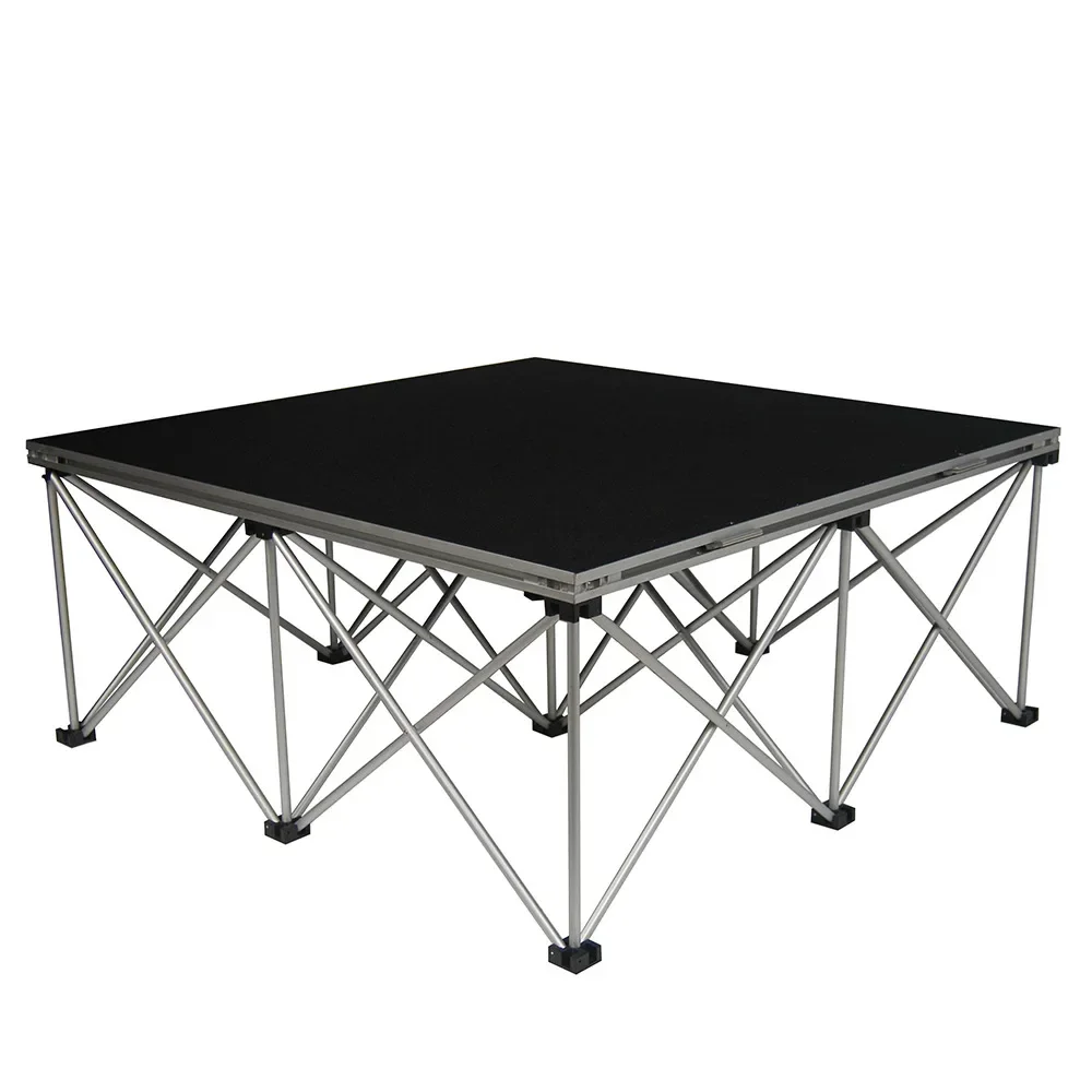 Compact Folding Spider Leg Platform 1Mx1M - Portable & Durable Stage Riser for Weddings, Events and Party Performances