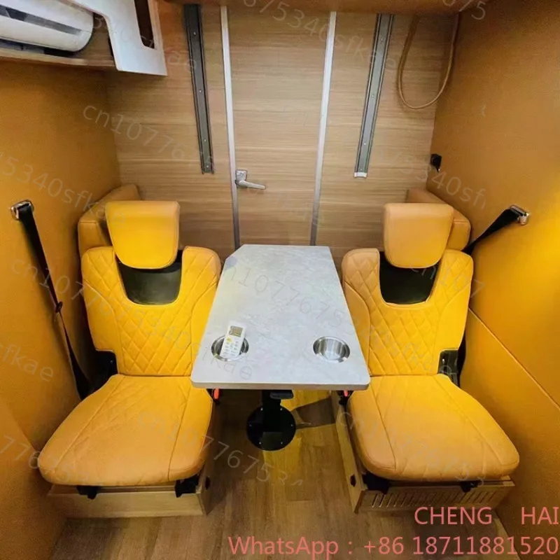 Customized CHENG HAI Electric Folding Sofa Bed-Customized  Design for RVs Campers & Vans Universal Fit Nappa Leather