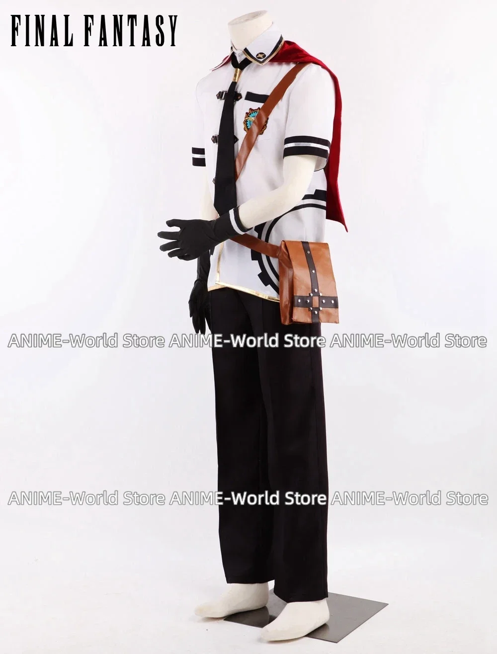 Game Final Fantasy Type-0 Suzaku Peristylium Class Zero NO.1 Summer School Uniform Cosplay Costume Wig Halloween Outfit