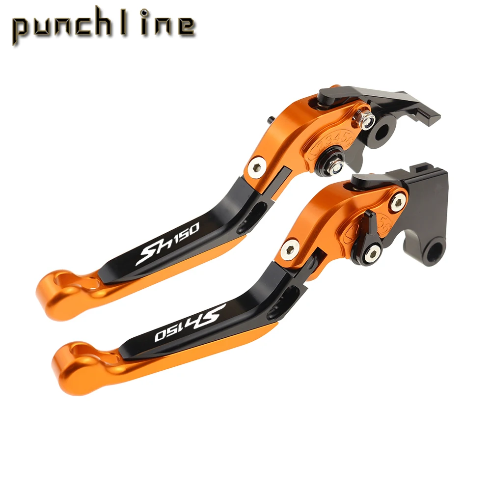 Fit For SH150i Motorcycle CNC Accessories Folding Extendable Brake Clutch Levers Adjustable Handle Set