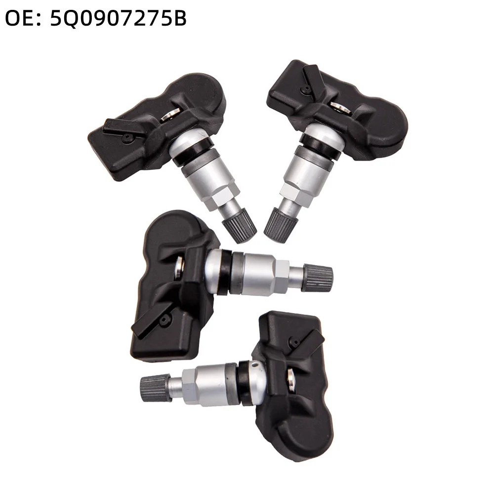 

4PCS NEW Tire Pressure Sensor TPMS OE# 5Q0907275B 5Q0907275 For AUDI RS3 BENTLEY Bentayga PORSCHE VOLKSWAGEN Beetle Golf Eos