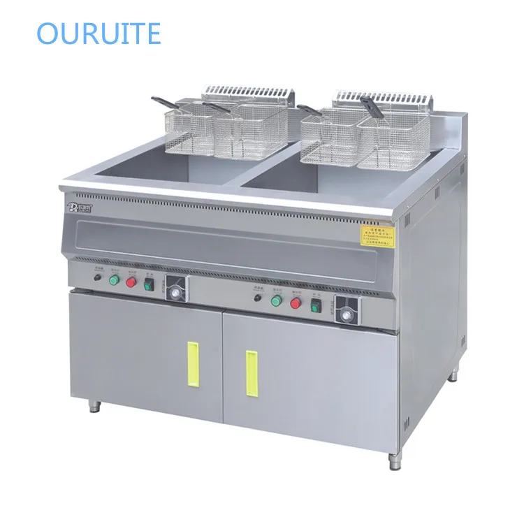 Guaranteed Quality Unique Commercial Floor Type Electric Potato Fryer New Product  Provided Restaurant Equipment CE ISO9001