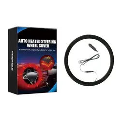 Car Heated Steering Wheel Cover Rechargeable Winter Hand Warmer Steering Wheel Protector Covers For Cars Accessories